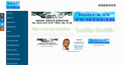 Desktop Screenshot of dogukantemizlik.com